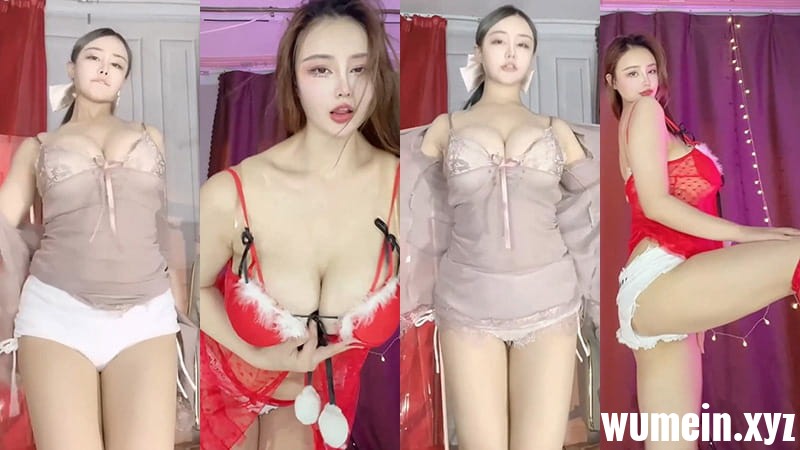 抖音魅澜希(原虎牙小海臀)付费群定制热舞豪乳5分09